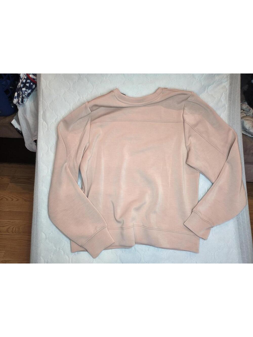 contemporaine  by simons - Women's Crewneck Sweatshirt in Light Pink, Size s